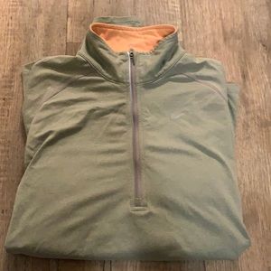 Nike long sleeve pull over with zipper